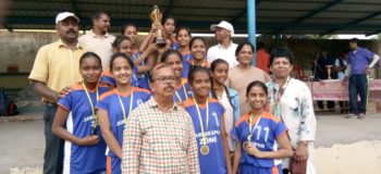 CISCE Regionals Under19 girls winner in kho kho…. Nidhi kumar from our school was there in team